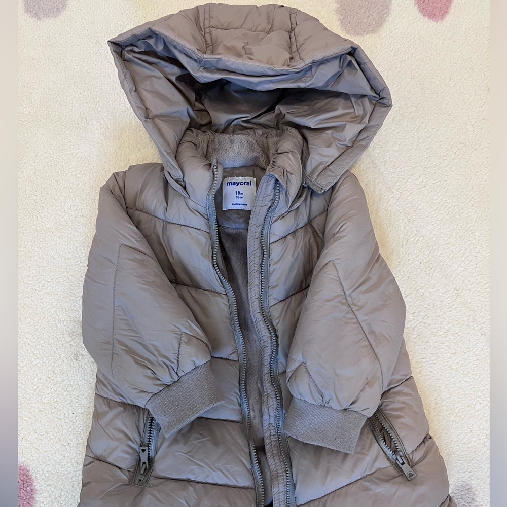 Baby girl winter coat